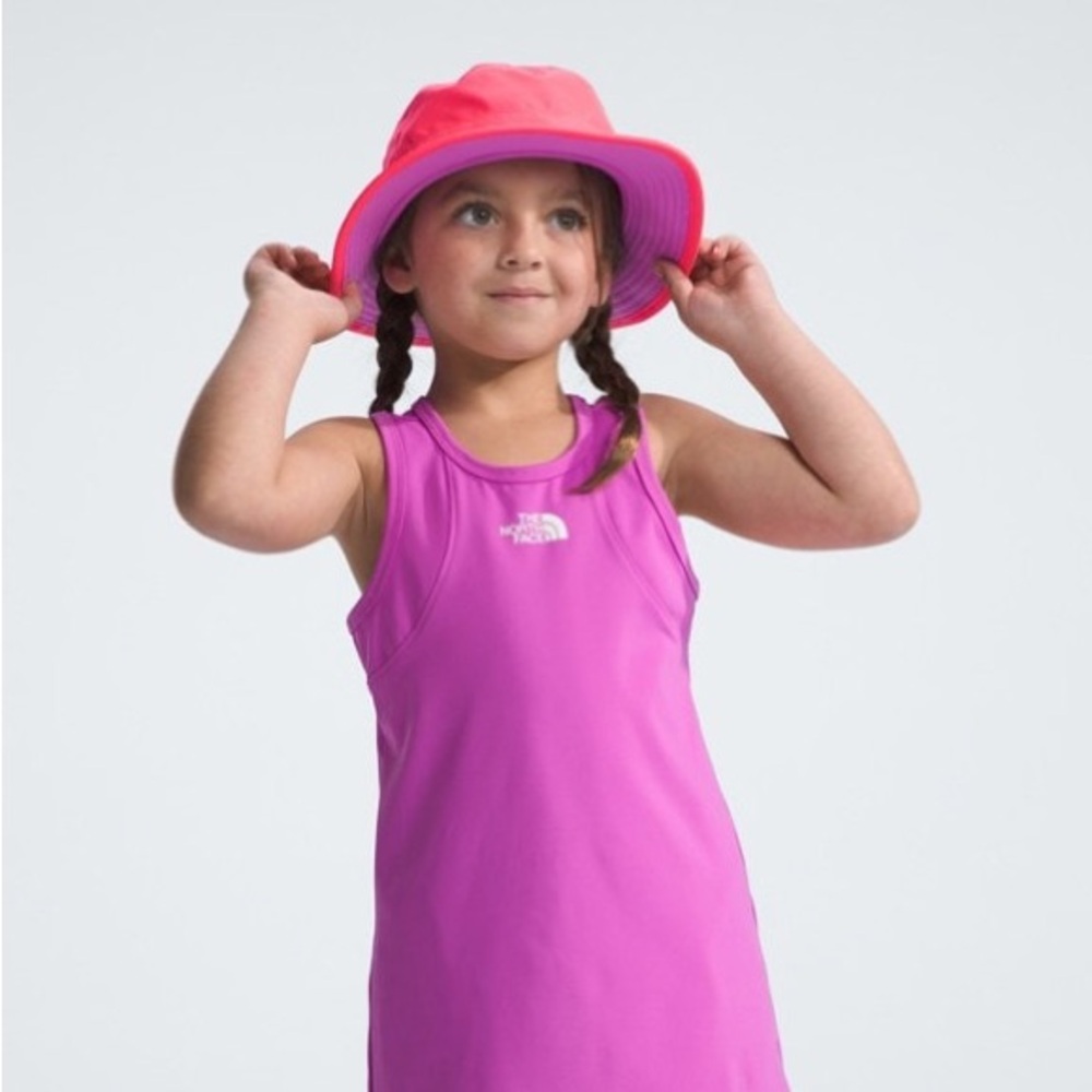 Class V Brimmer Hat - Kids' Radiant Poppy Wavy Bp/Violet- Sz:small